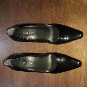 Nine west 7 black patent leather